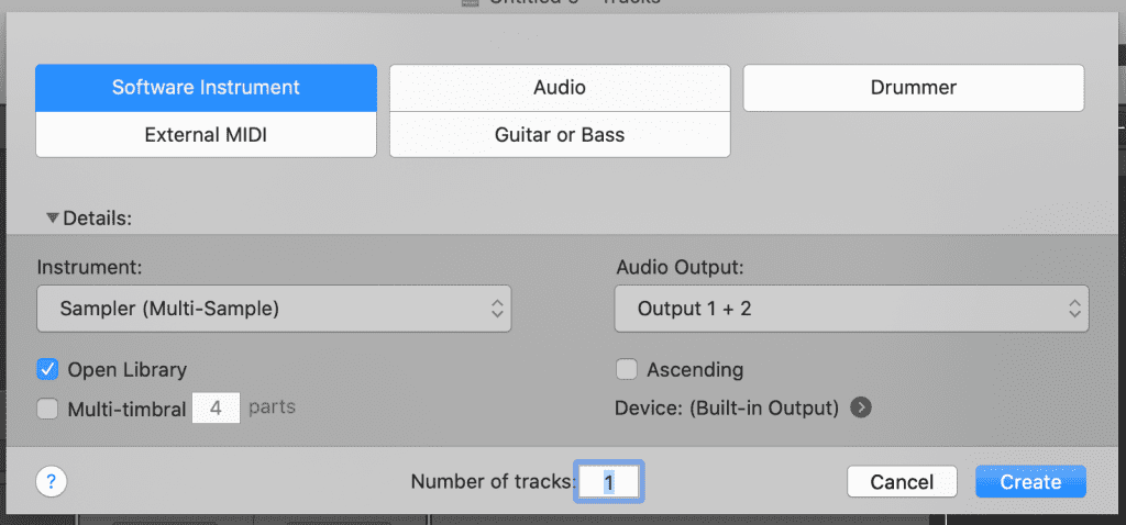 how to create instruments using sampler in logic pro x