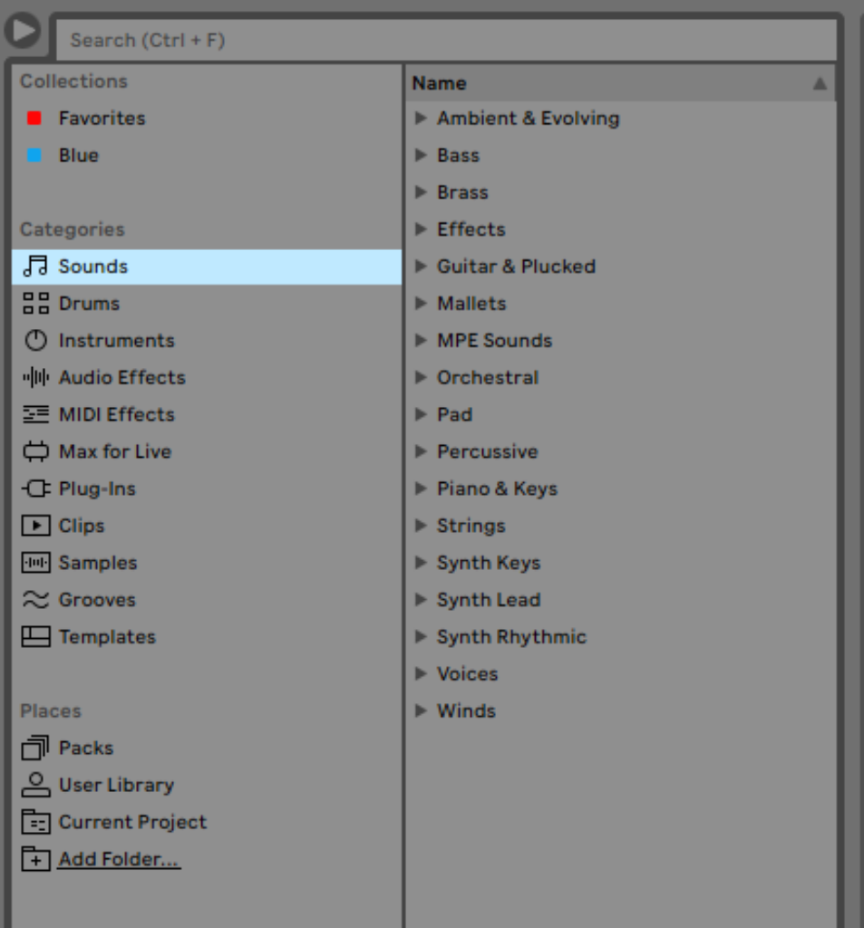 ableton navigation