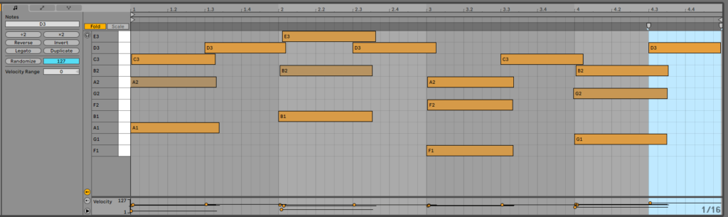 ableton piano roll