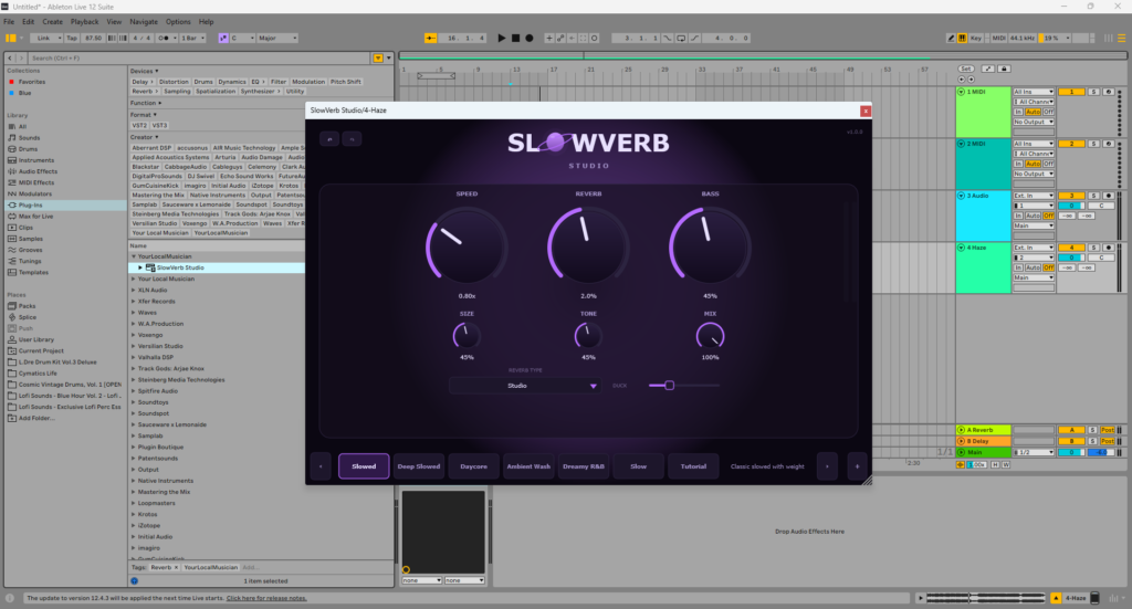How to Slow and Reverb Songs 45 slowverb edit