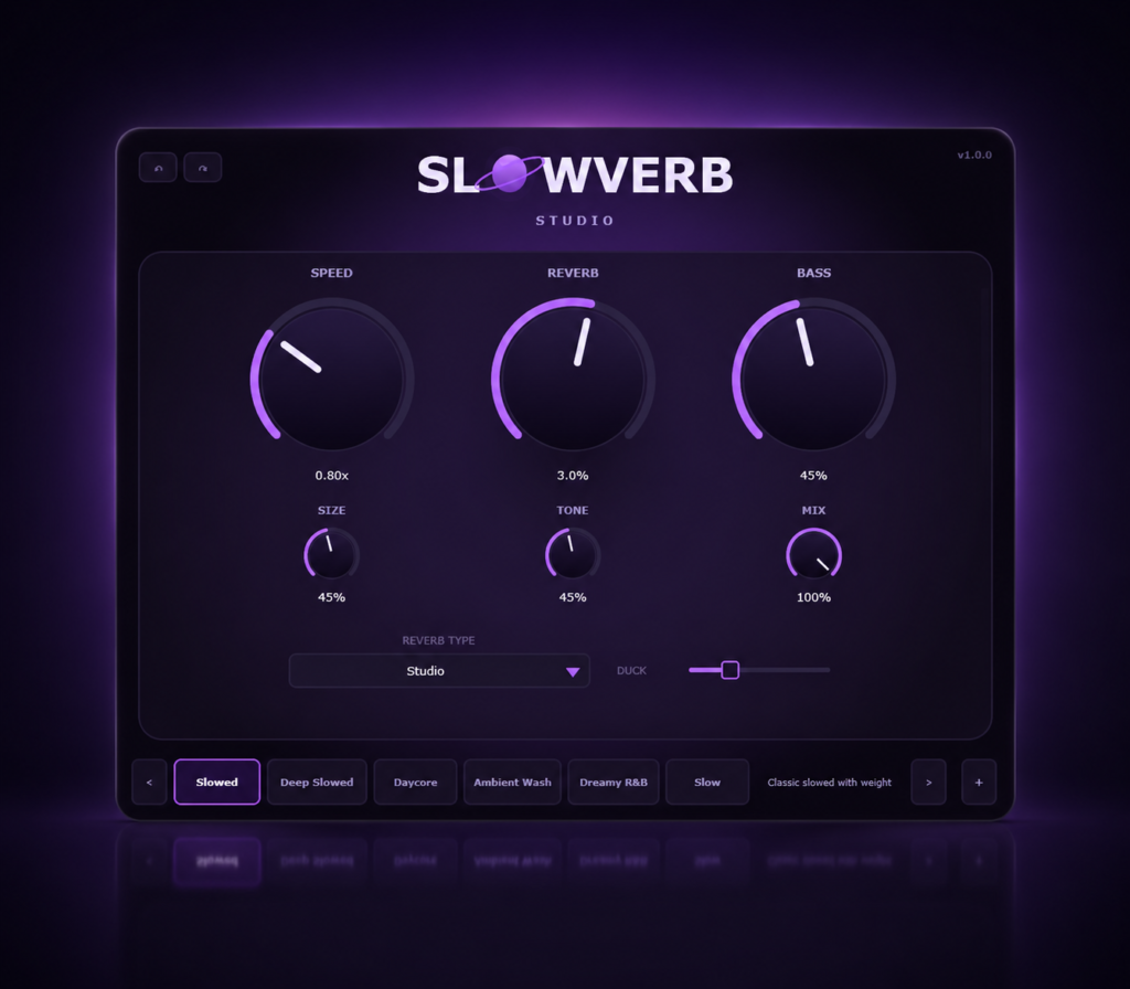 Slow and Reverb Plugin