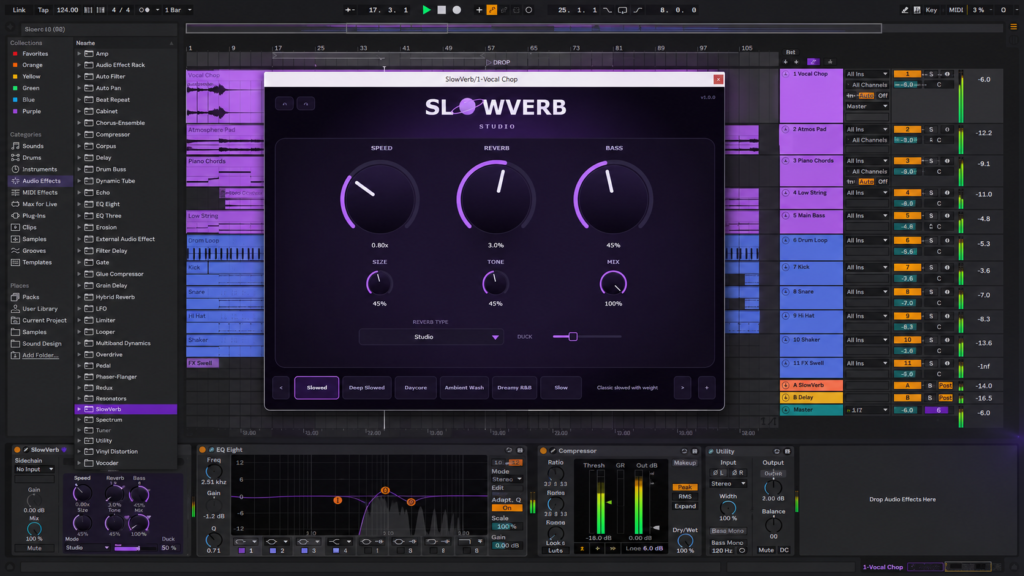 slowverb in ableton
