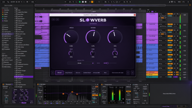How to Slow and Reverb Songs 48 slowverb in ableton